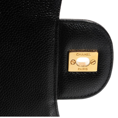 Chanel Caviar Jumbo Single Flap Black 5 of 8