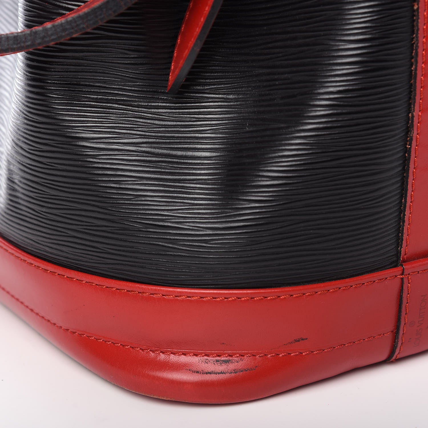 Louis Vuitton Epi Bi-Color Noe Castillan Red Black 15 of 15
