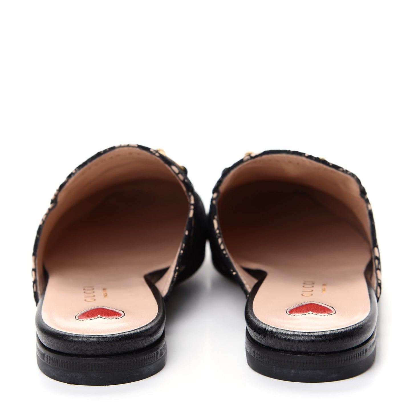 Lace Malaga Kid Womens Princetown Slippers 37 Black Skin Rose