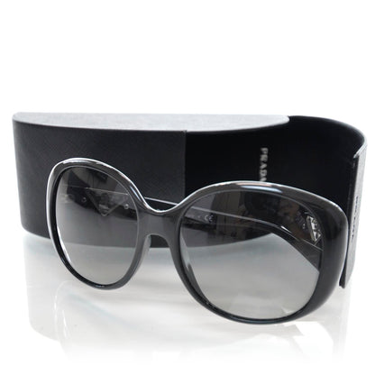 Prada Logo Sunglasses SPR 15O Black 8 of 8
