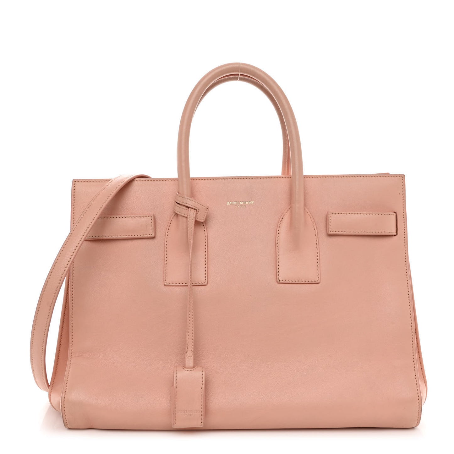 Grained Calfskin Small Sac De Jour Light Blush