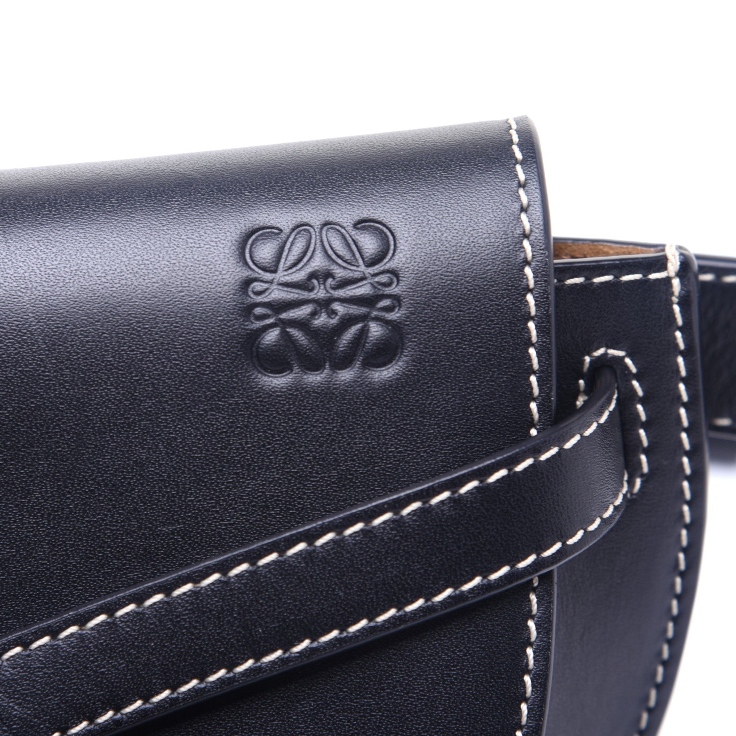 Loewe Calfskin Mini Gate Belt Bag Black 10 of 11