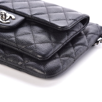 Chanel Caviar Quilted Daily Zip Crossbody Bag Black 10 of 10
