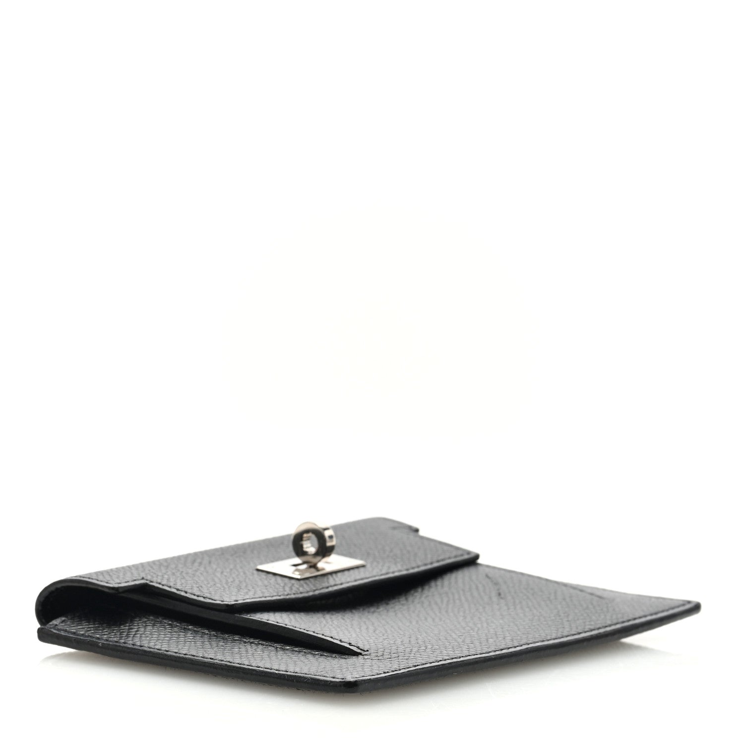 Hermes Epsom Kelly Pocket Compact Wallet Black 4 of 7