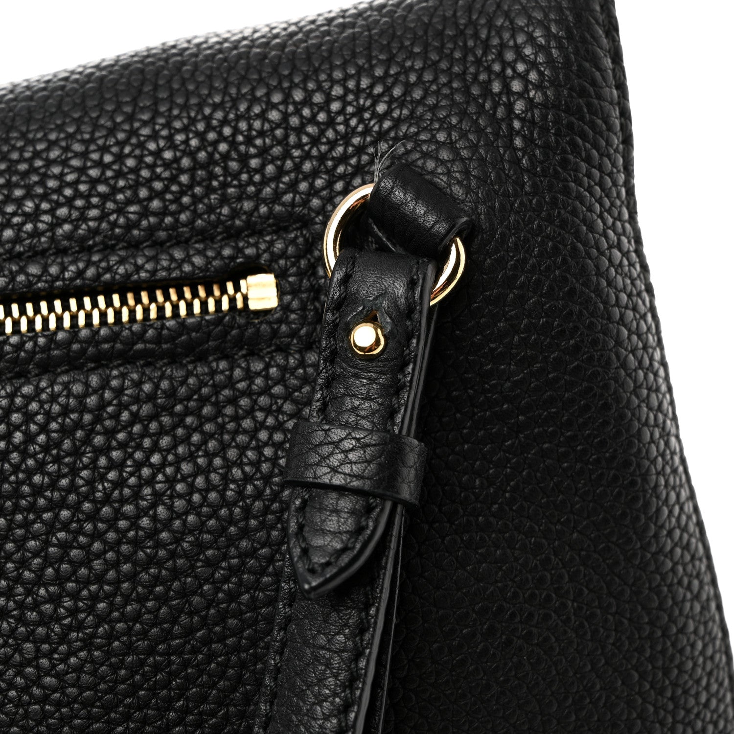 Salvatore Ferragamo Calfskin May Clutch Black 8 of 8