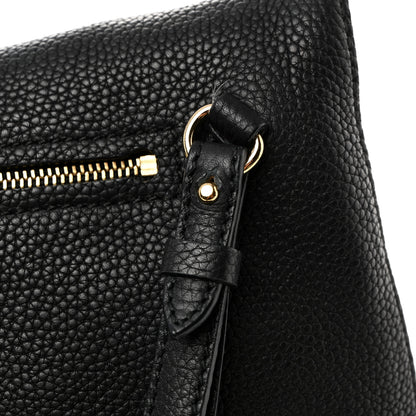 Salvatore Ferragamo Calfskin May Clutch Black 8 of 8