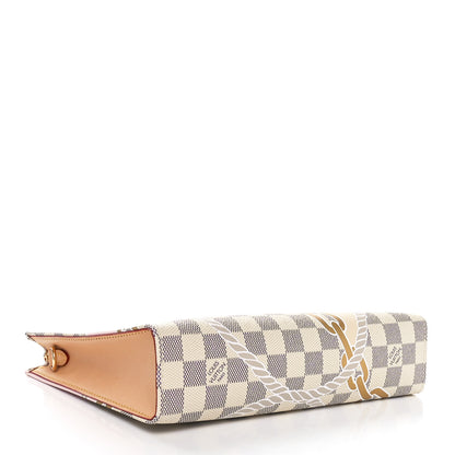 Louis Vuitton Damier Azur Nautical Toiletry Pouch On Chain 4 of 9