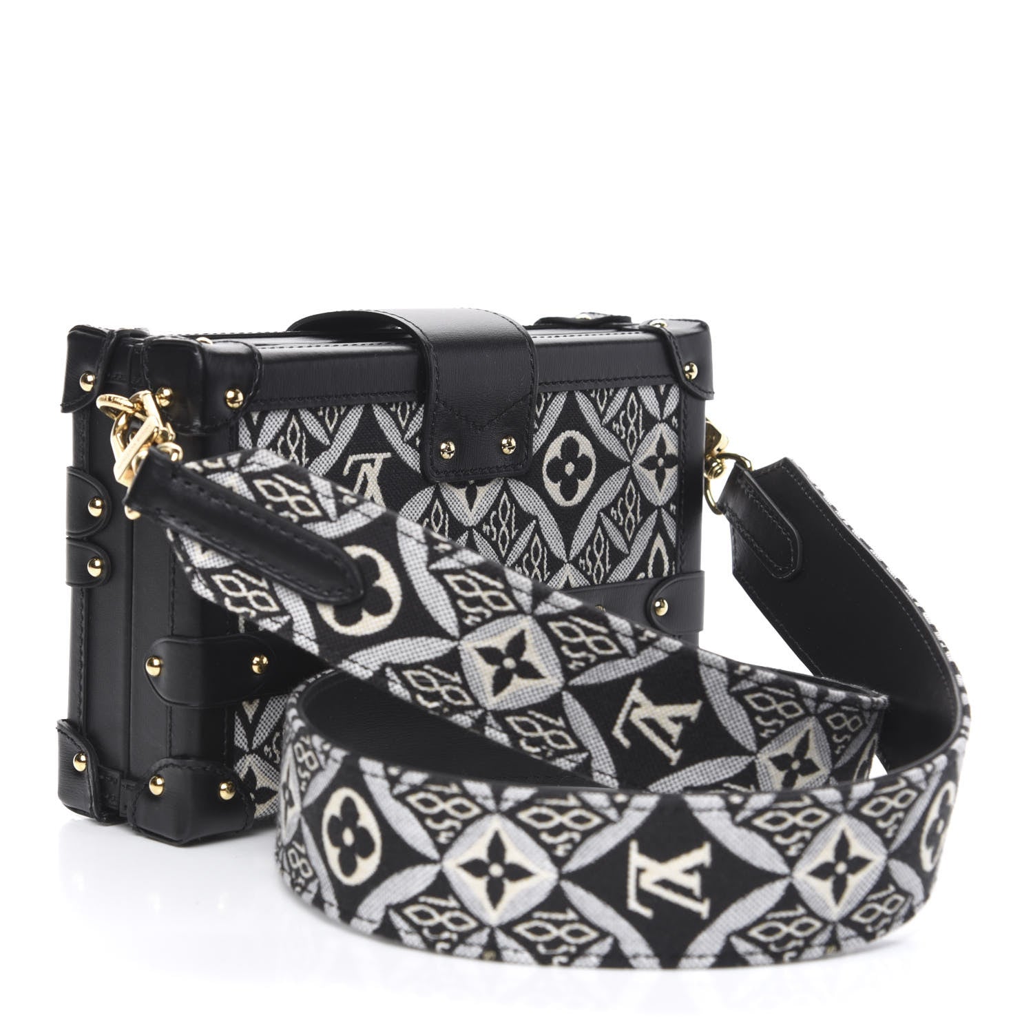 Louis Vuitton Jacquard Since 1854 Petite Malle Grey 3 of 9