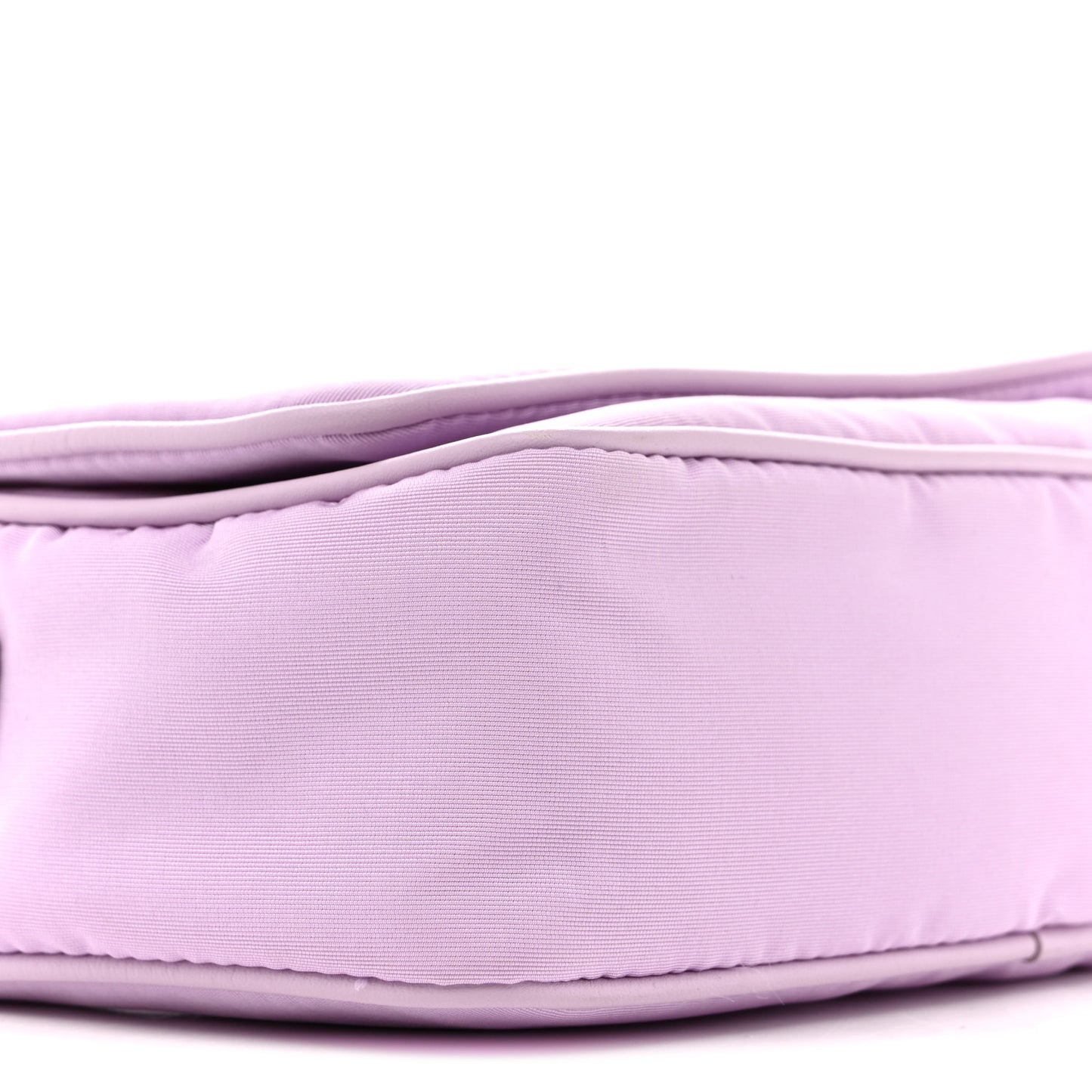 Nylon Skull Camera Crossbody Bag Lilac