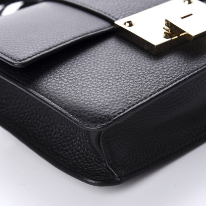 Jimmy Choo Grainy Pebbled Rebel Crossbody Bag Black 6 of 9