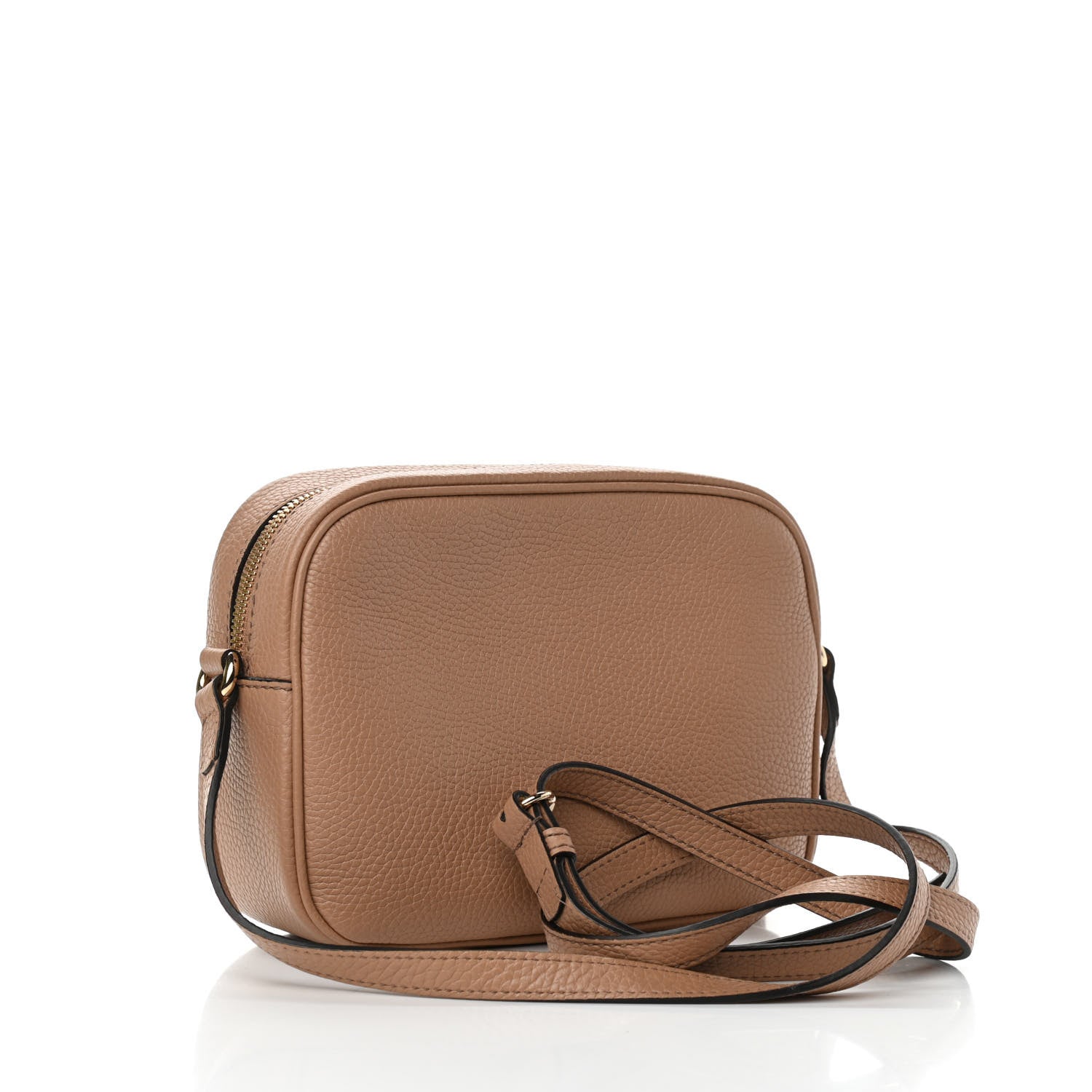 Gucci Pebbled Calfskin Small Soho Disco Bag Camelia 2 of 10