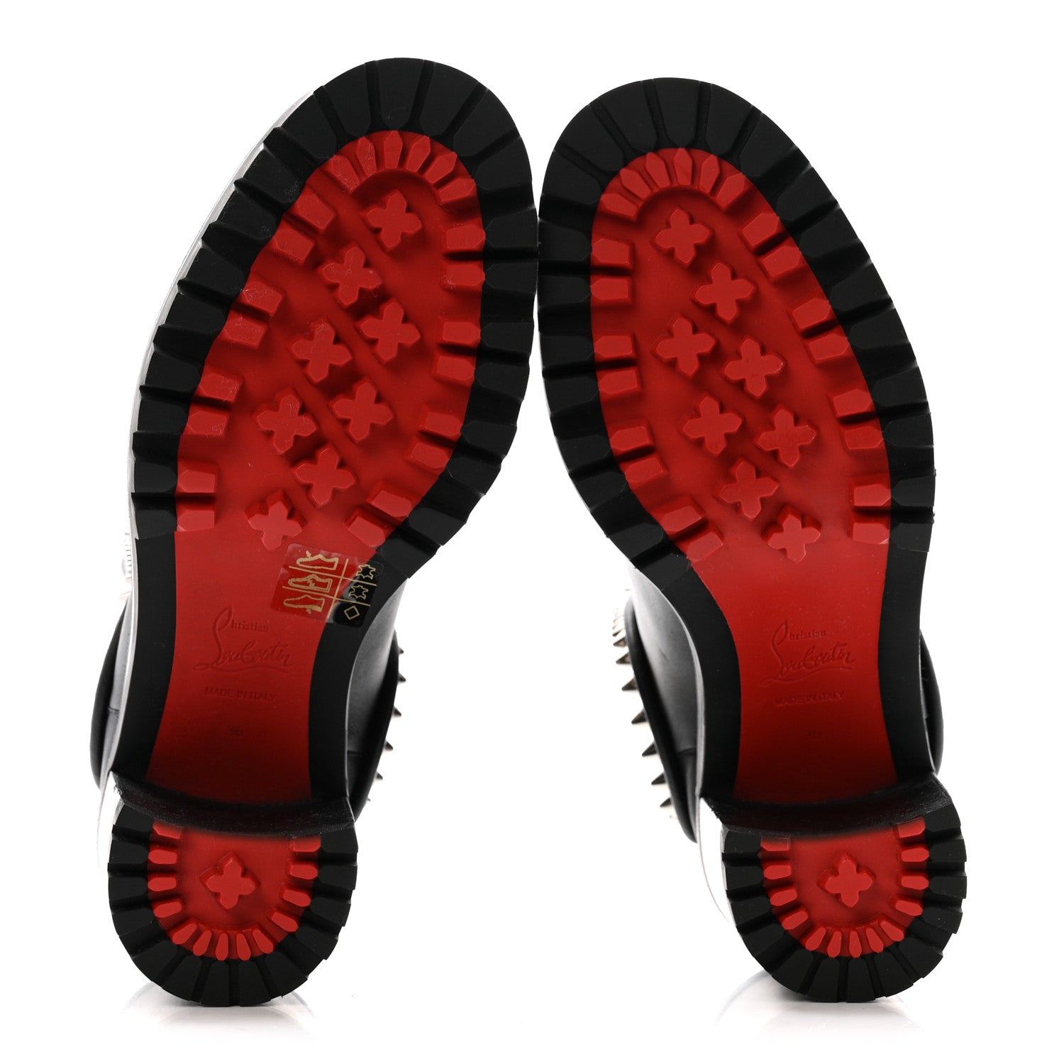 Christian Louboutin Nappa Spiked Capahutta 70 Chelsea Boots 36 Black 6 of 9