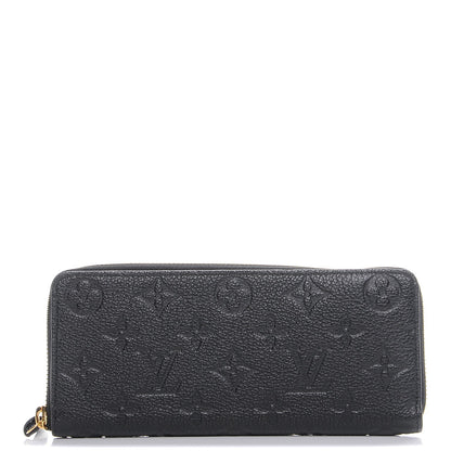 Louis Vuitton Empreinte Clemence Wallet Black 1 of 7