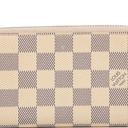 Louis Vuitton Damier Azur Clemence Wallet Rose Ballerine 9 of 9