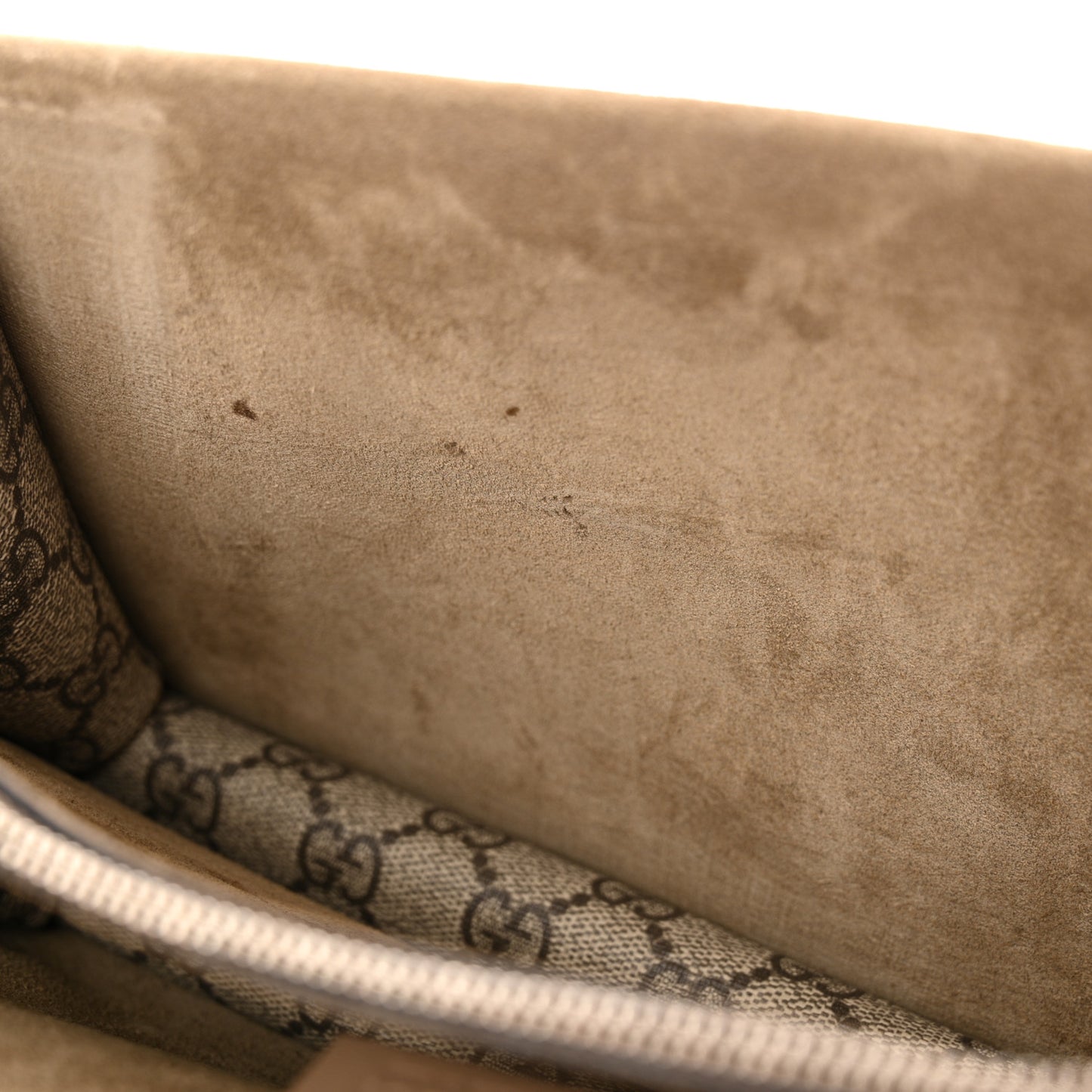 GG Supreme Monogram Small Dionysus Shoulder Bag Taupe