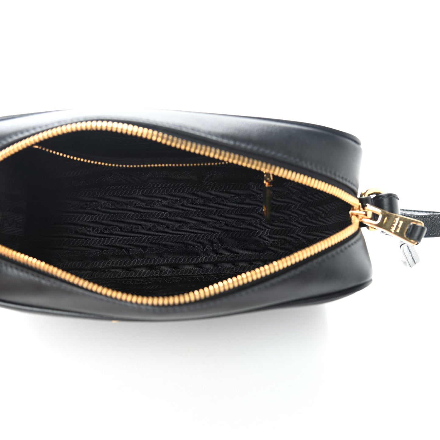 Soft Calfskin Camera Crossbody Bag Black