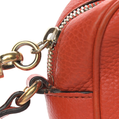 Gucci Pebbled Calfskin Small Soho Disco Bag Sun Orange 16 of 19