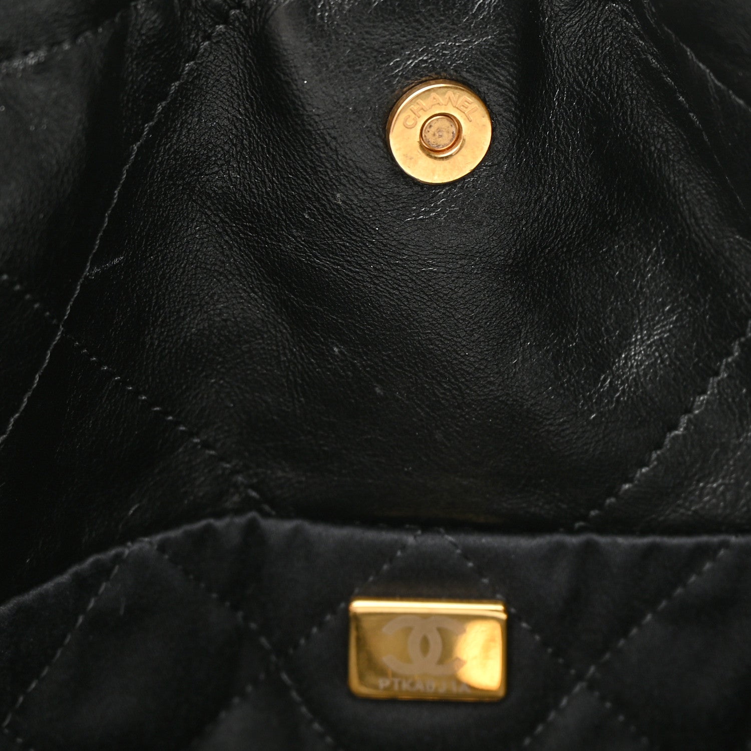 Chanel Shiny Calfskin Quilted Small Chanel 22 Black 11 of 11