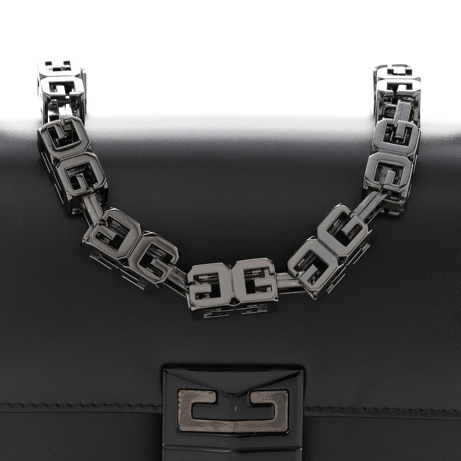 Givenchy Box Calfskin Small 4G Cube Chain Shoulder Bag So Black 7 of 12