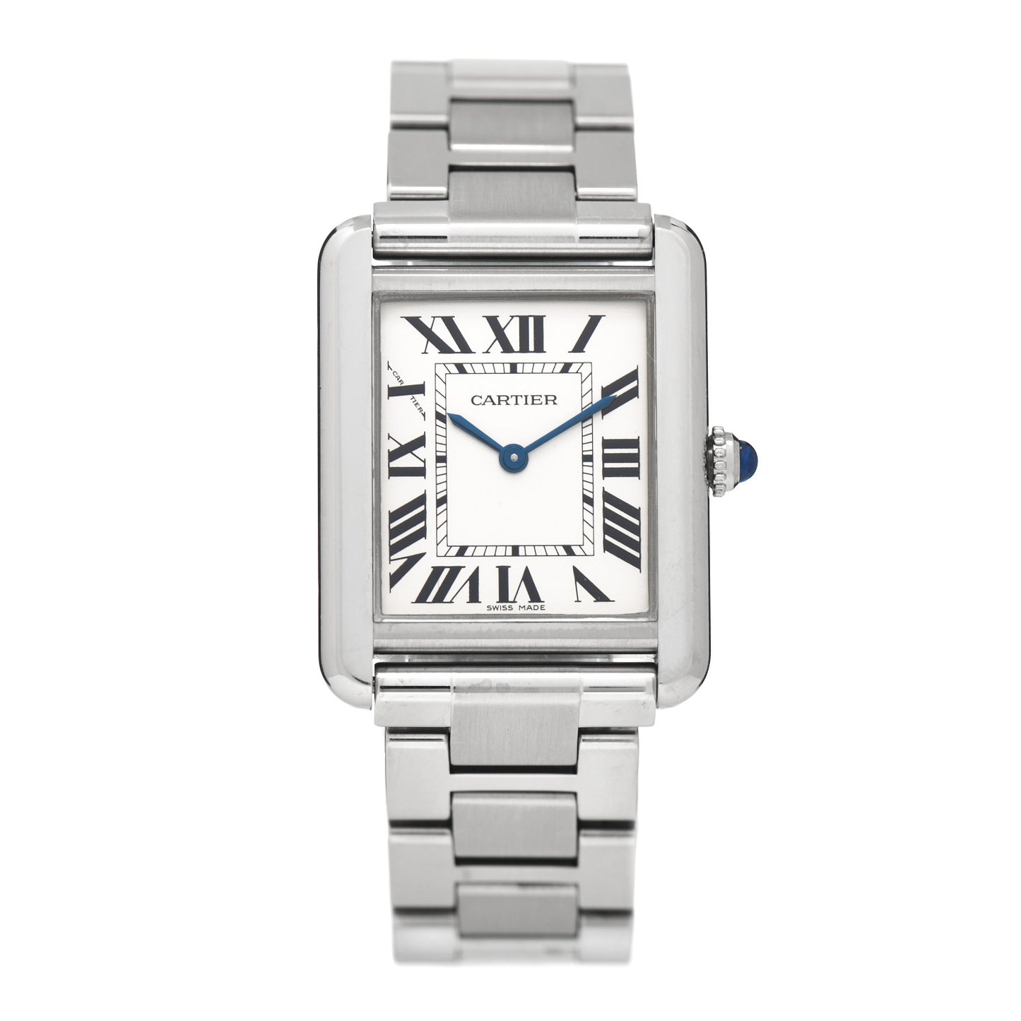 Stainless Steel 24mm Tank Solo Quartz Watch