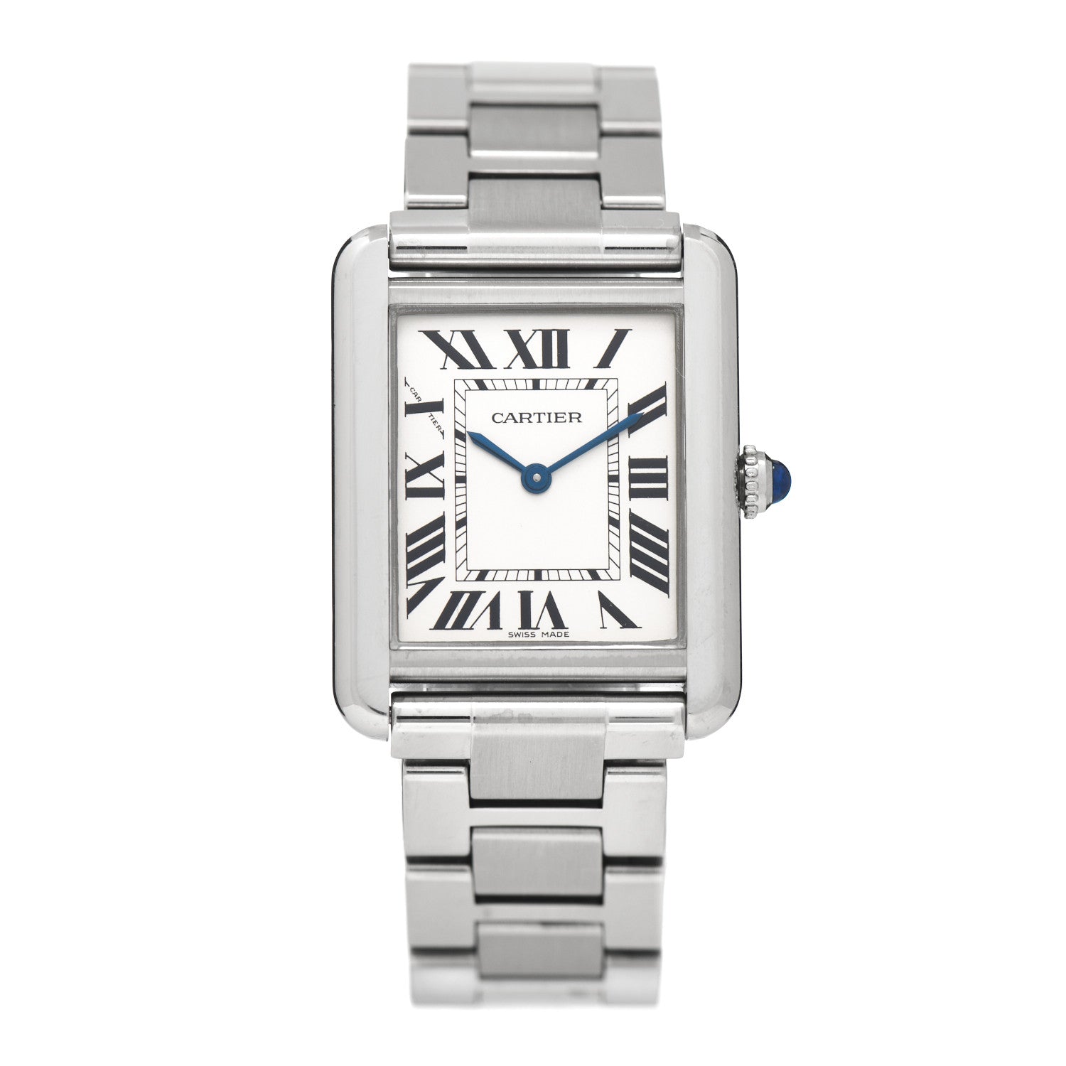 Cartier Stainless Steel 24mm Tank Solo Quartz Watch 1 of 5