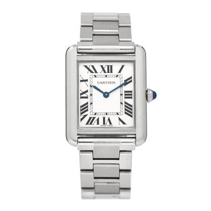 Cartier Stainless Steel 24mm Tank Solo Quartz Watch 1 of 5