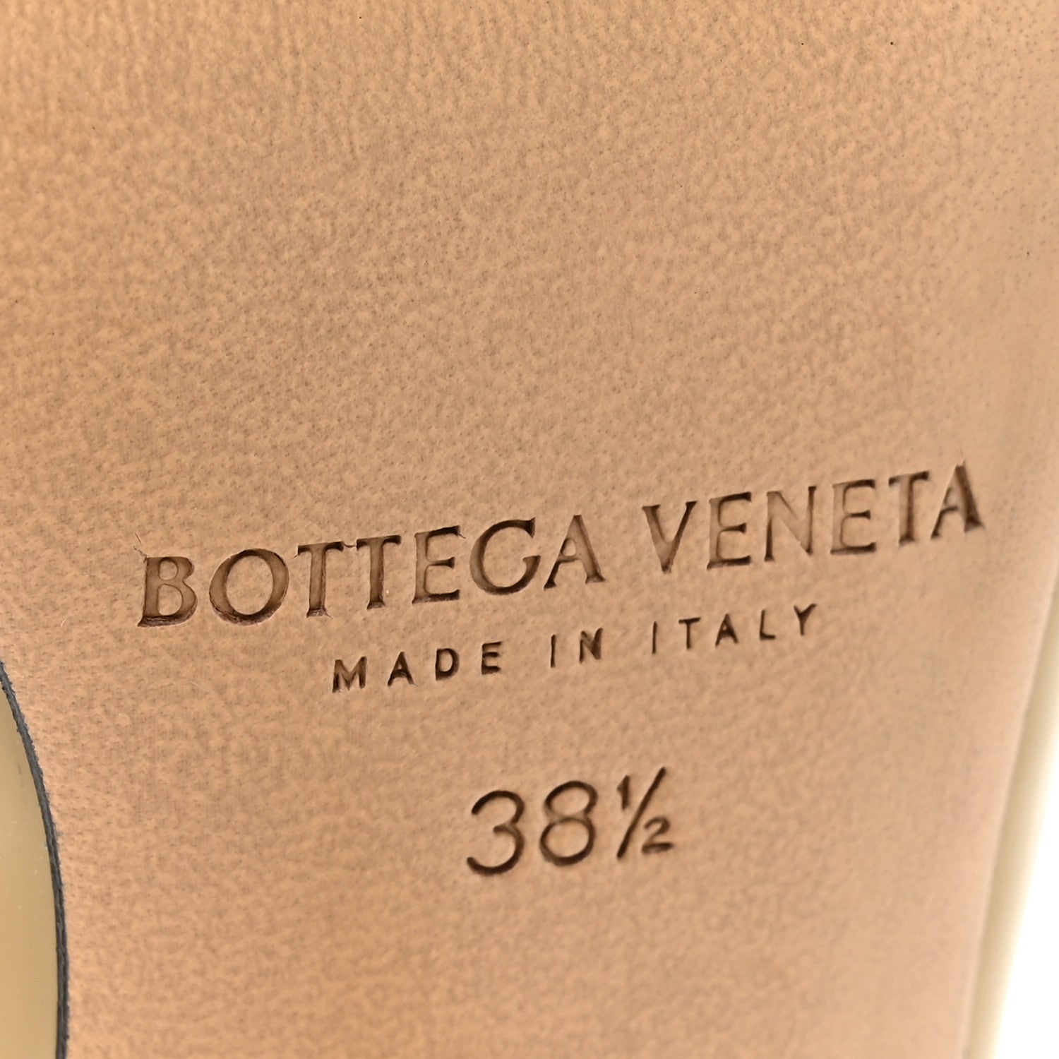 Bottega Veneta Patent Bunnie Mule Pumps 38.5 Cane Sugar 7 of 10
