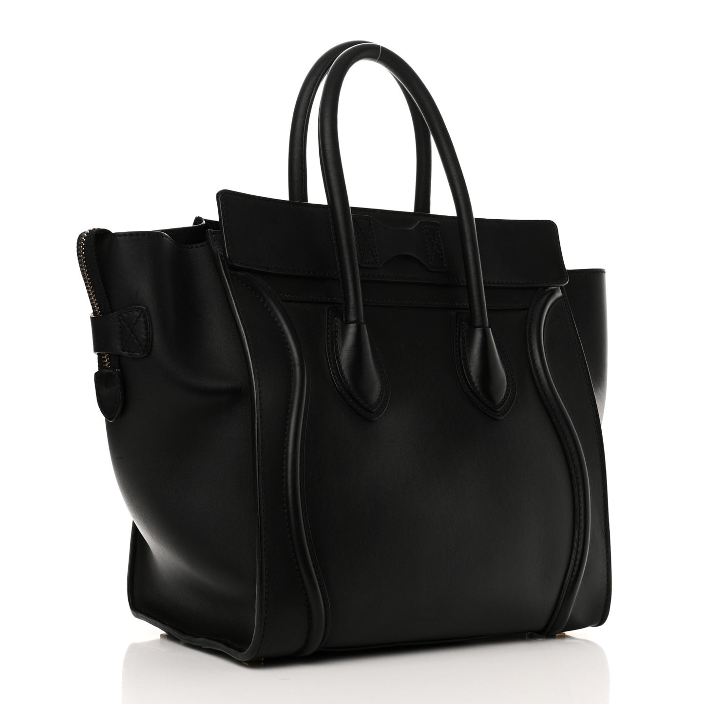 Smooth Calfskin Mini Luggage Black
