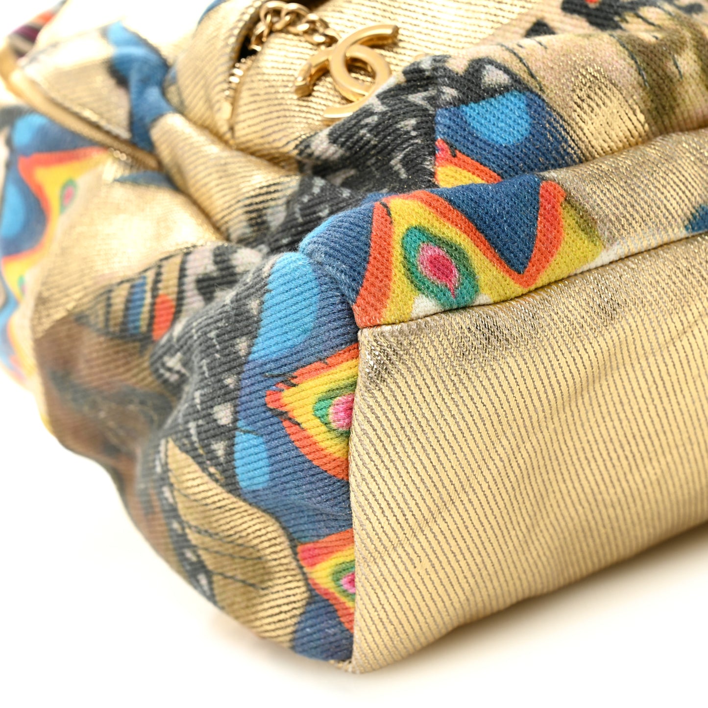 Graffiti Printed Canvas Street Spirit Backpack Multicolor