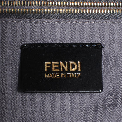 Fendi Vitello Elite Large 2Jours Tote Grigio Grigio Chiaro 6 of 9