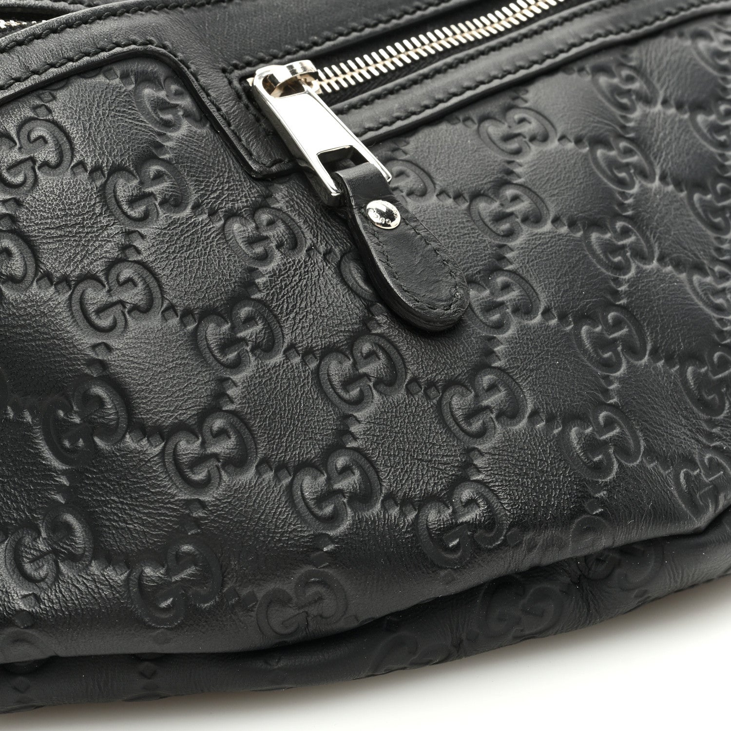 Gucci Guccissima Web Belt Bag Black 9 of 10