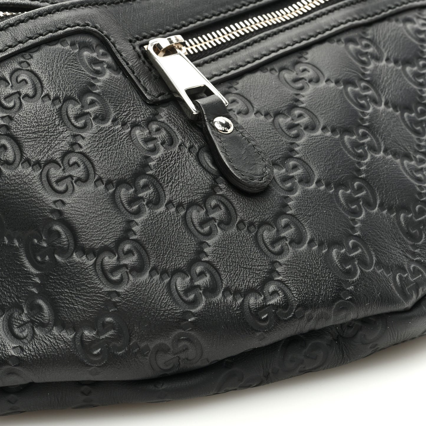 Guccissima Web Belt Bag Black