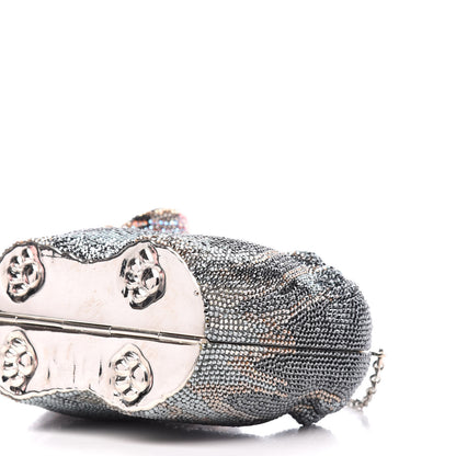 Judith Leiber Crystal Yorkie Charlie Perla Minaudiere Clutch 8 of 11
