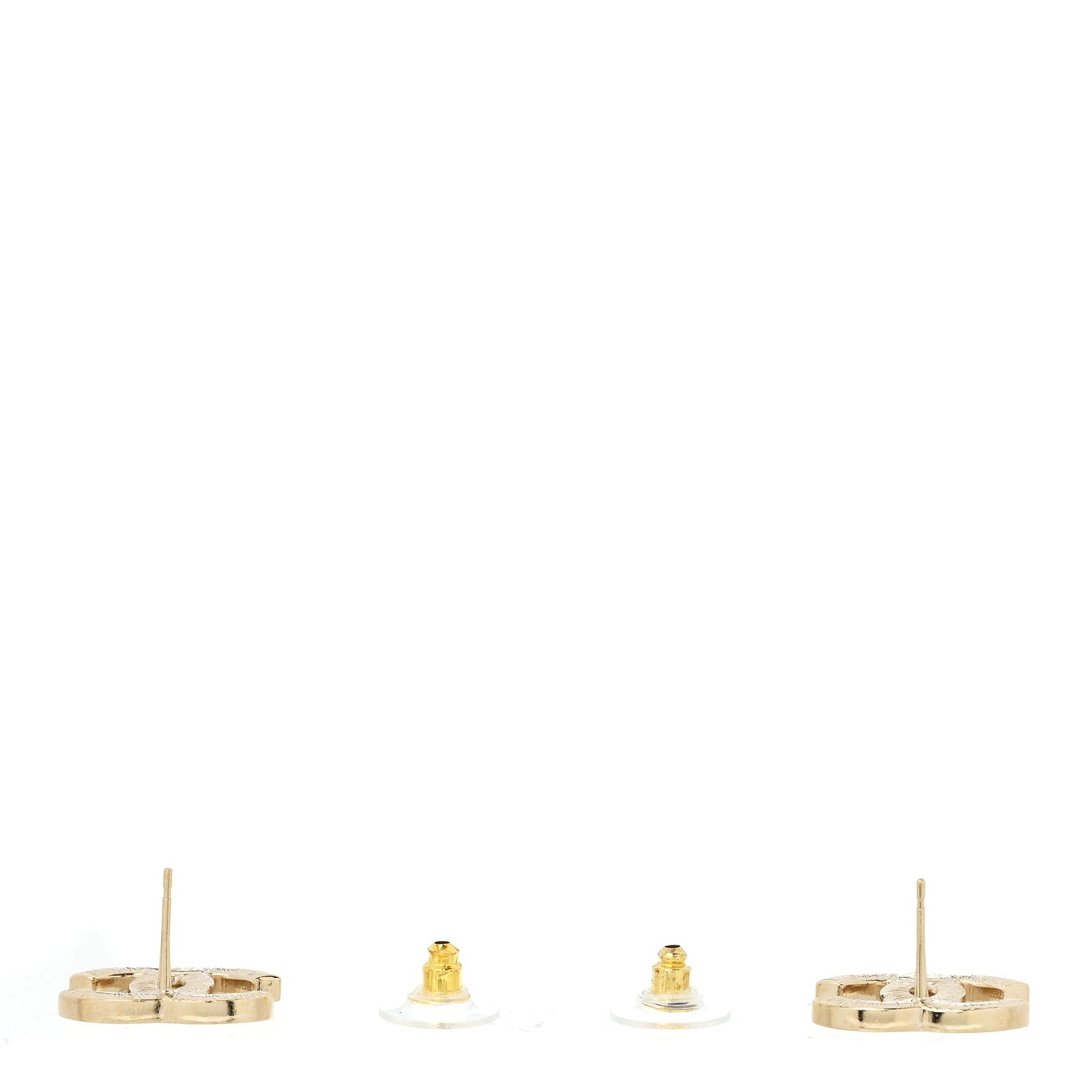 Crystal CC Earrings Gold