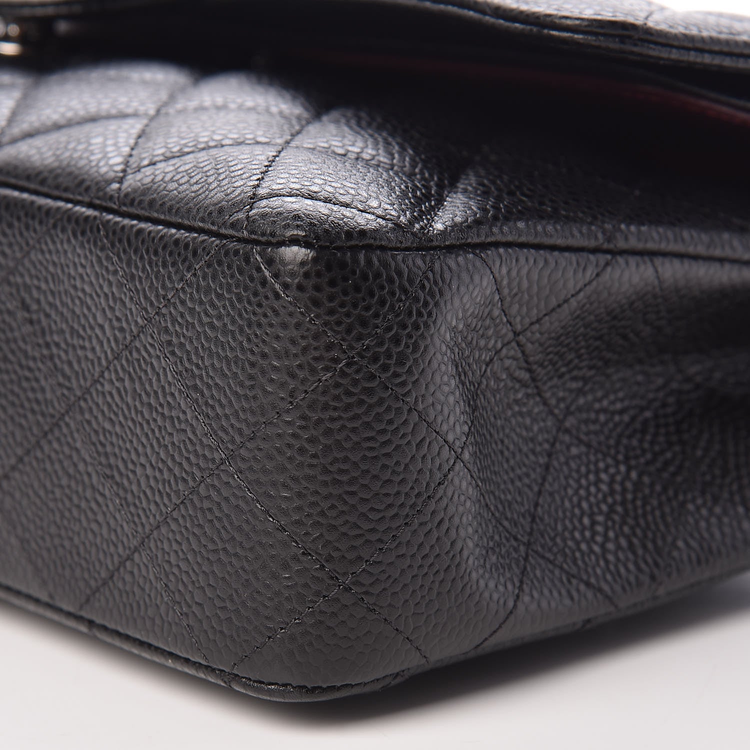 Chanel Caviar Quilted Medium Double Flap Black 12 of 13