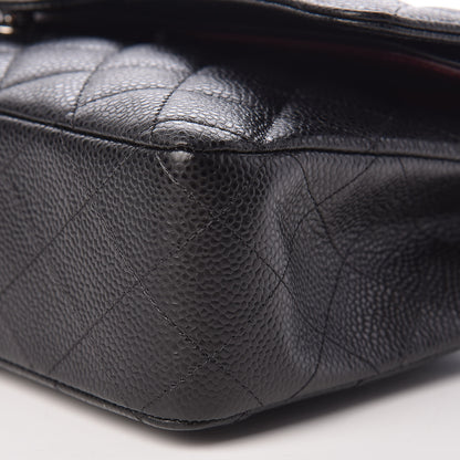Chanel Caviar Quilted Medium Double Flap Black 12 of 13