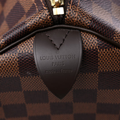 Louis Vuitton Damier Ebene Speedy 30 6 of 9