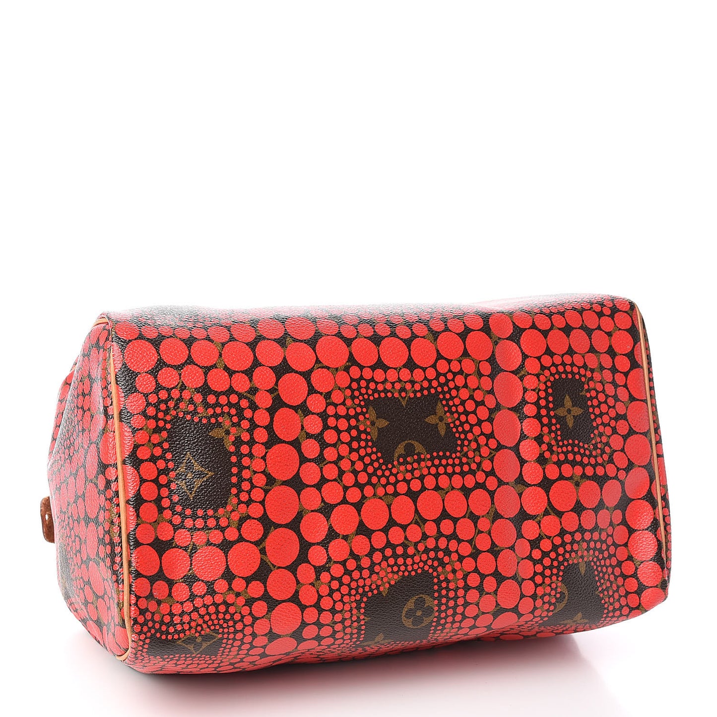 Monogram Kusama Town Speedy 30 Red