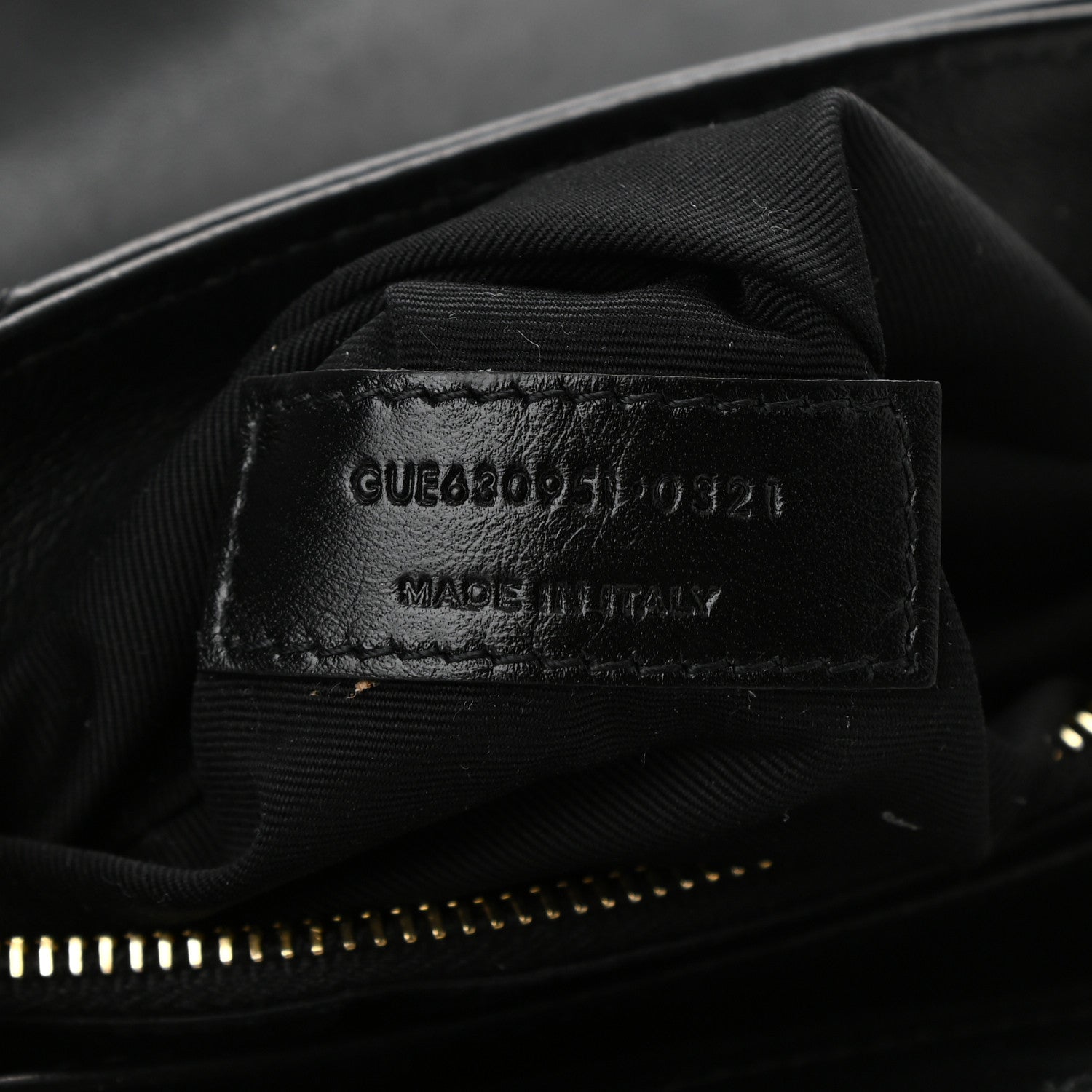 Saint Laurent Calfskin Y Quilted Monogram Toy Loulou Crossbody Bag Black 7 of 11