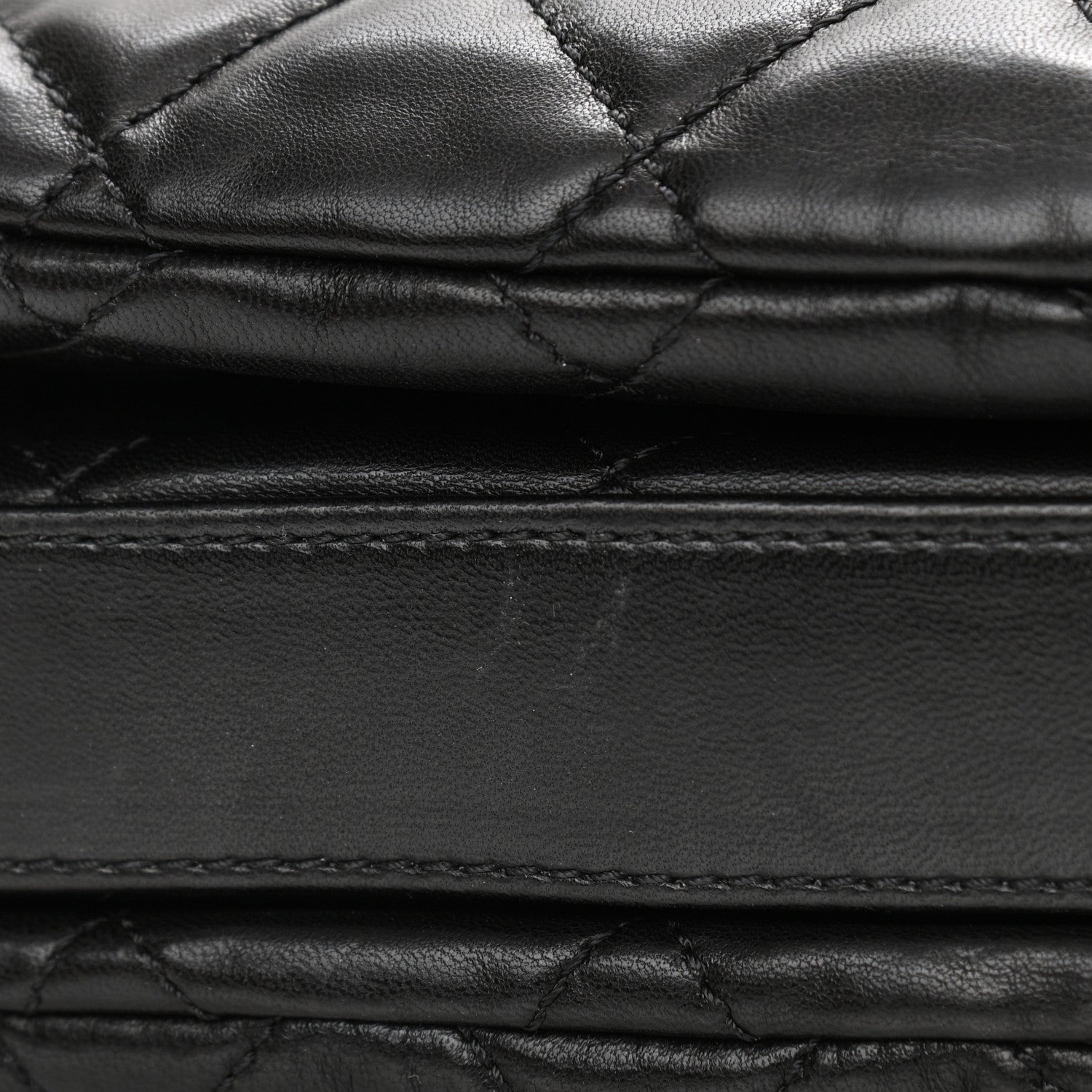 Chanel Lambskin Quilted Chanel 3 Large Flap Black 10 of 10