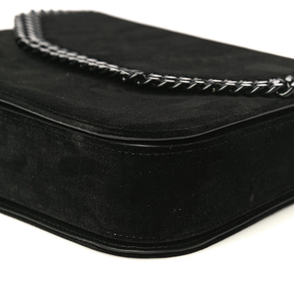 Stella McCartney Velvet Effect Medium Falabella Box Shoulder Bag Black 10 of 13