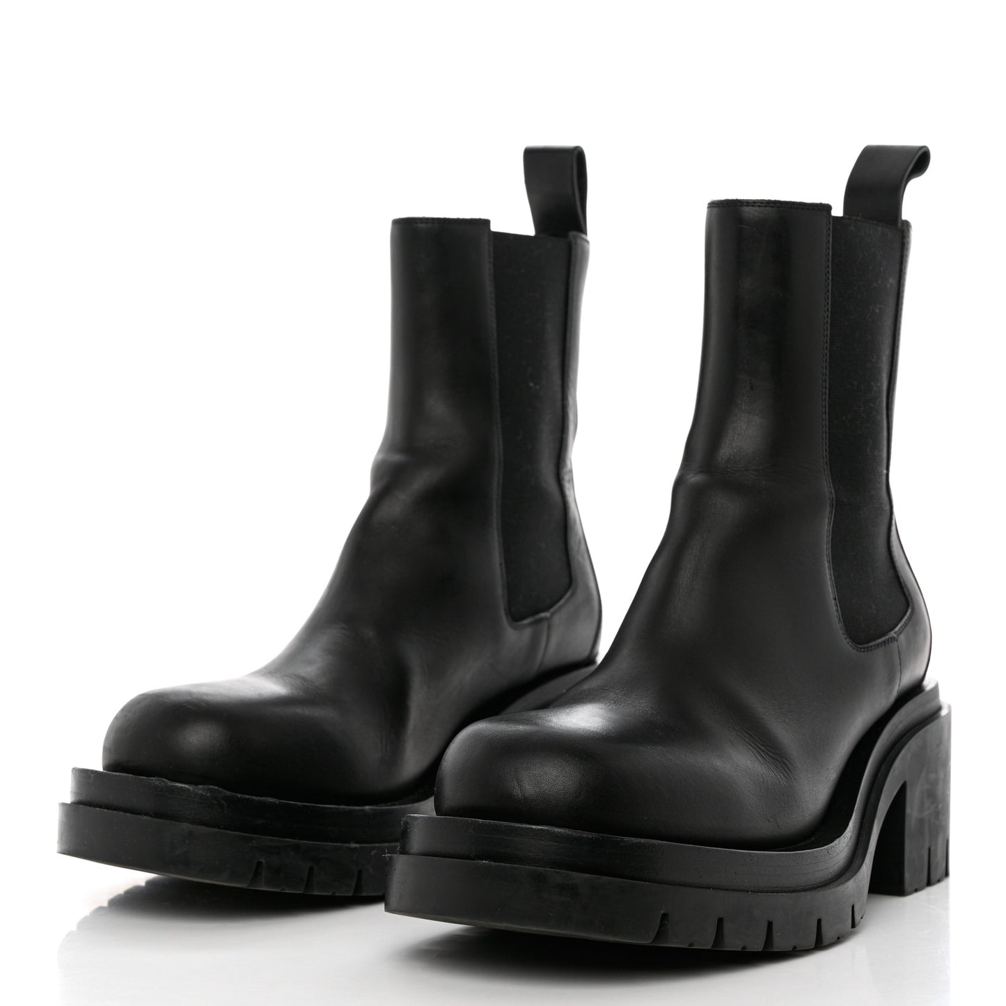 Calfskin The Lug Chelsea 30/70mm Ankle Boots 39 Black