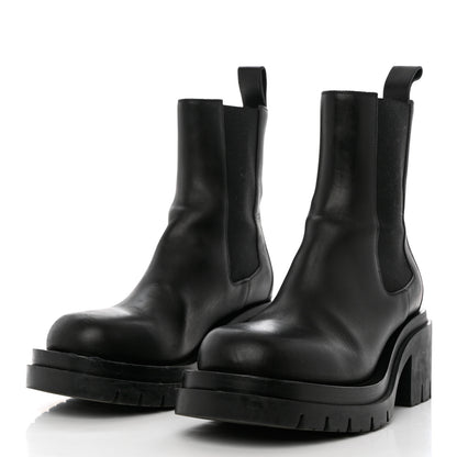 Bottega Veneta Calfskin The Lug Chelsea 30/70mm Ankle Boots 39 Black 3 of 12