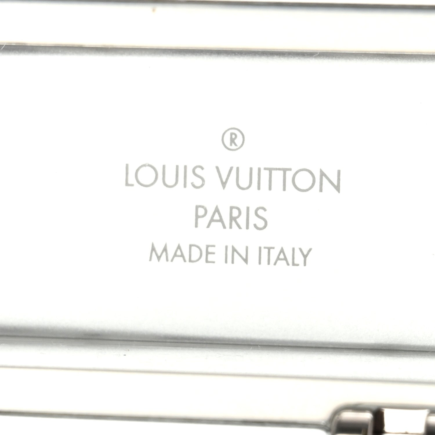 Louis Vuitton Monogram Transparent Plexiglass Trunk Box Pouch 5 of 7