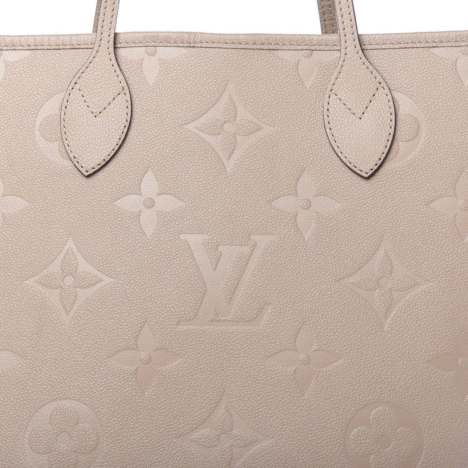 Louis Vuitton Empreinte Monogram Giant Neverfull MM Tourterelle 9 of 9