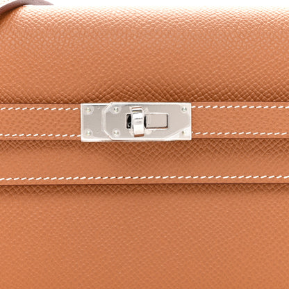 Hermes Epsom Kelly Wallet To Go Gold 7 of 9