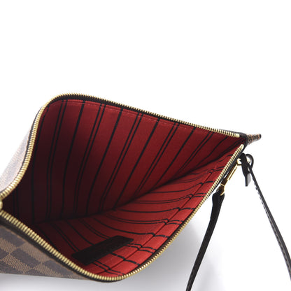 Louis Vuitton Damier Ebene Neverfull MM GM Pochette 5 of 7