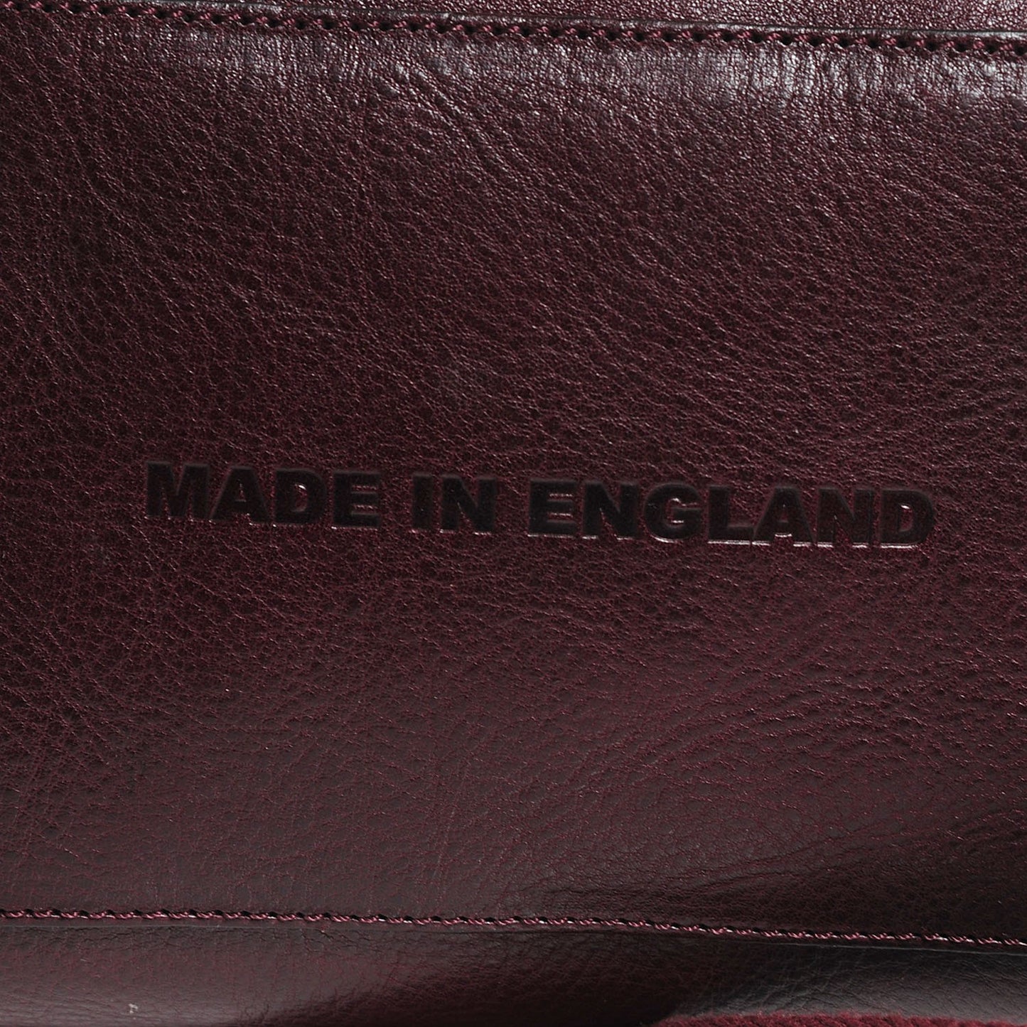 Natural Leather Cara Delevigne Convertible Satchel Oxblood