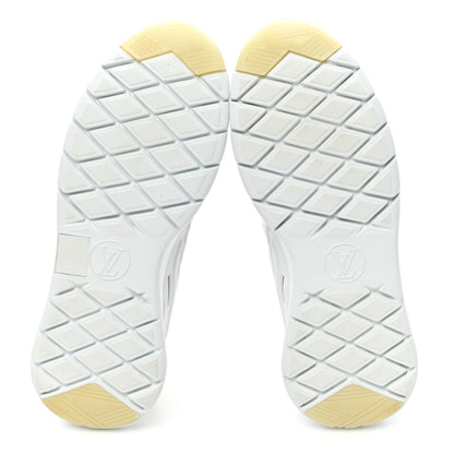 Louis Vuitton Neoprene Mesh Rubber America's Cup Fastlane Low Sneaker 37 White 6 of 15