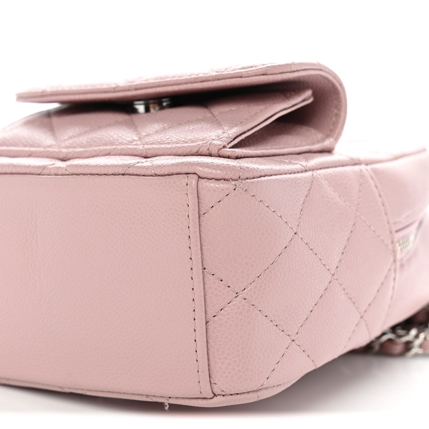 Caviar Quilted CC Mini Classic Backpack Pink